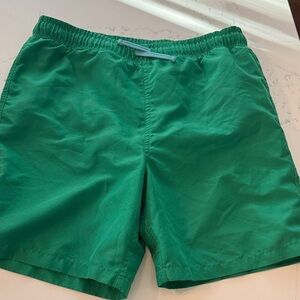 Primary Green Boys' Swim Trunks